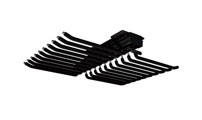 Duetto Double-Row Pants Rack Black