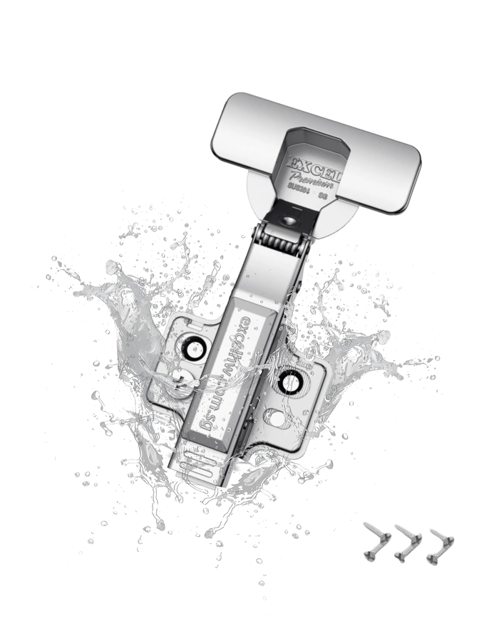Aversa Italian Series EHP18-SUS304V8.0 ITALIAN SERIES SUS304 SOFT-CLOSING HINGE-3D