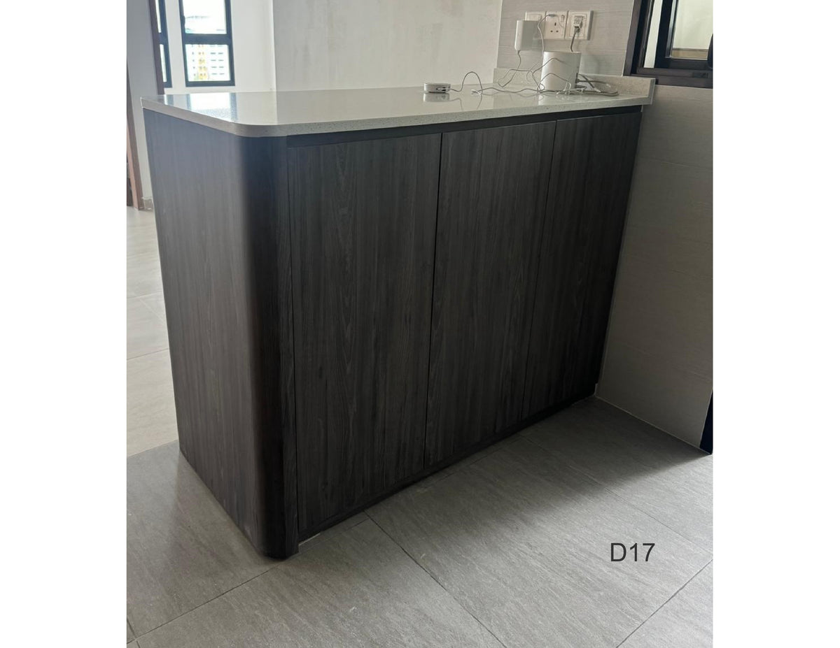 Carpentry Works - KITCHEN CABINET (CASEMENT DOOR) 2��COLOUR��LAMINATE��&��3��NOS��DRAWER