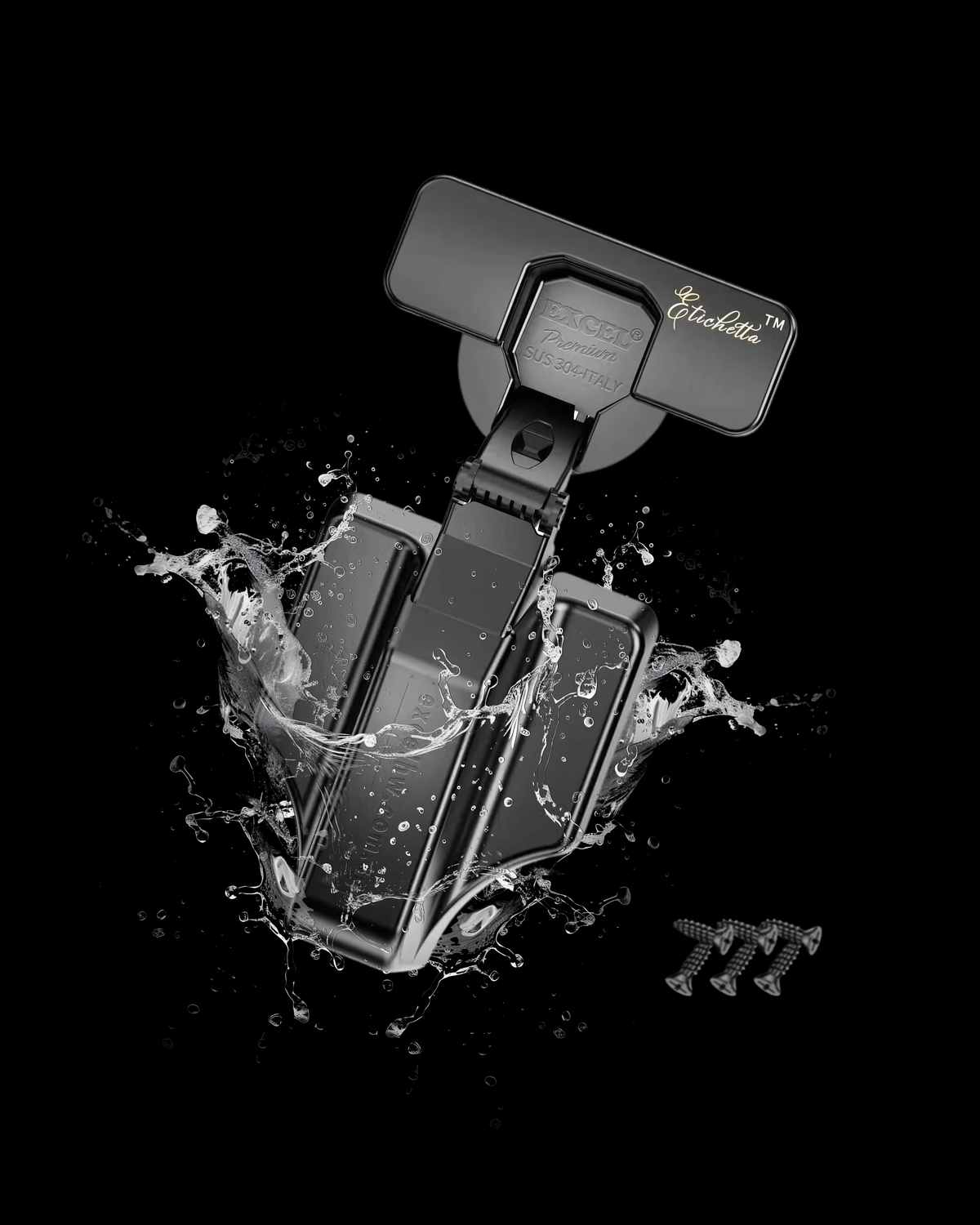 [Anti-Microbial Treated] ETICHETTA EXCEL BLACK SERIES SUS304 SOFT-CLOSING HINGE