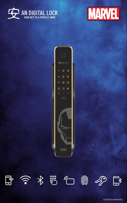 MV-3000BK - IRON MAN Digital Door Lock