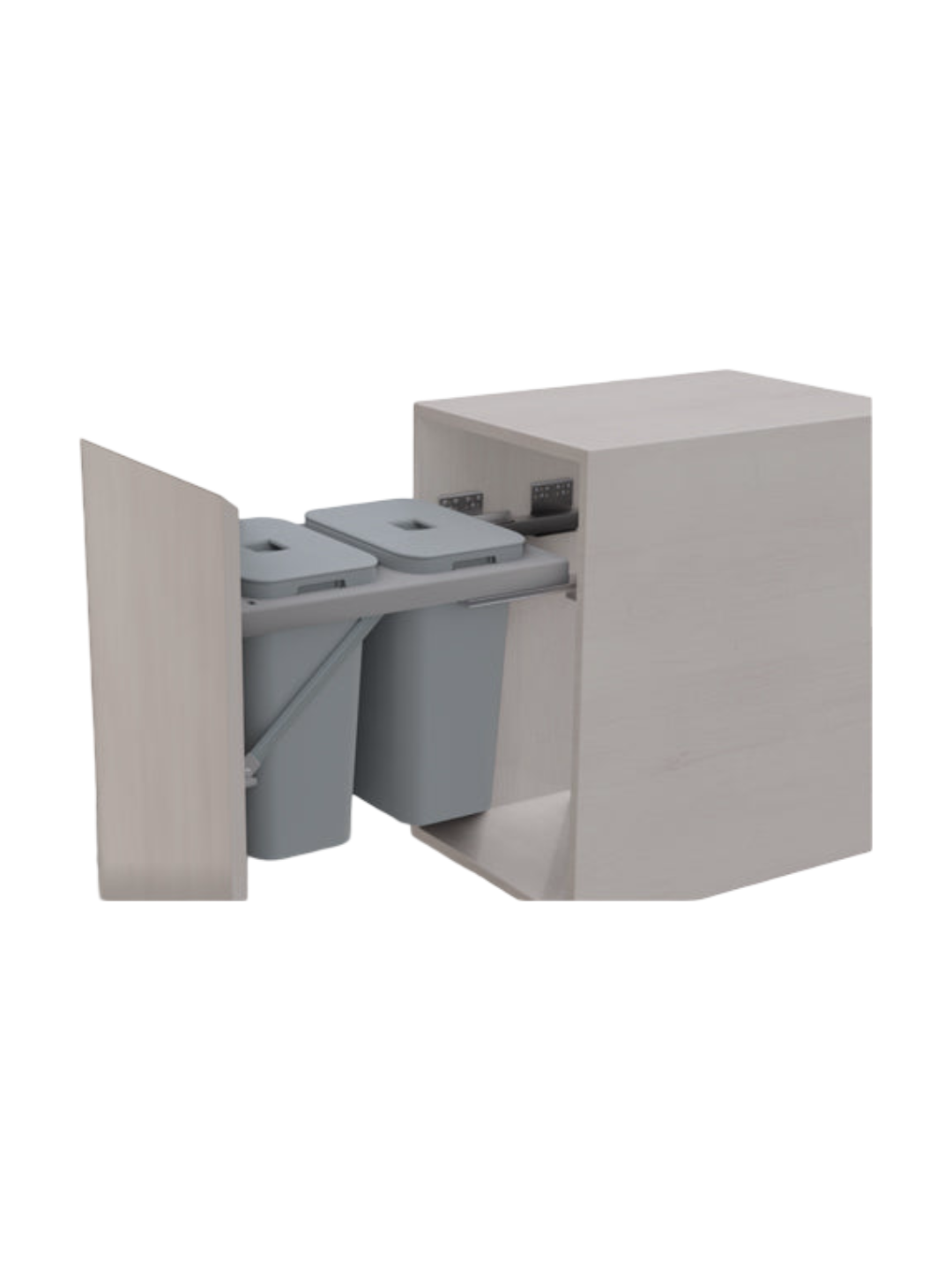 Vittoria Built in Soft Closing Double Rice Storage Rack 15LX2
