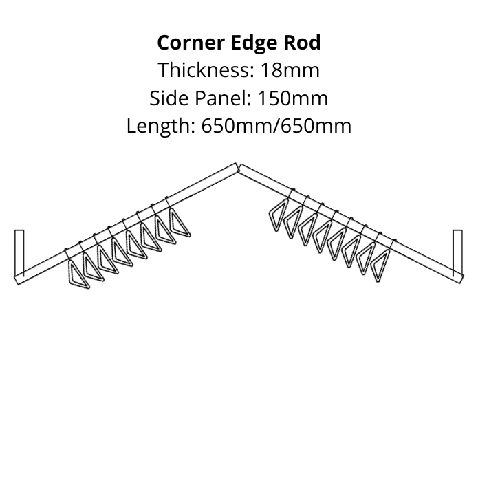 EXCEL - L Corner Hanging Rod