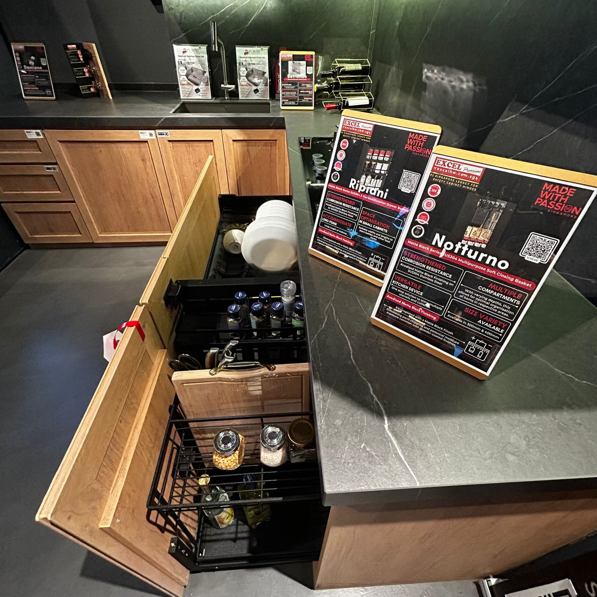 100% Aluminium Kitchen Cabinet - Luxury Package