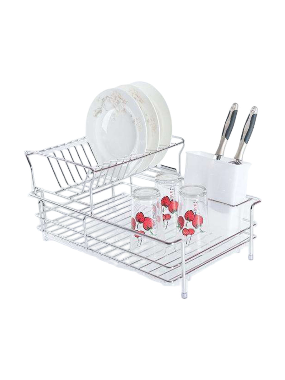 ITALIAN Series Sus304 D.I.Y. Standalone Dish Holder Basket