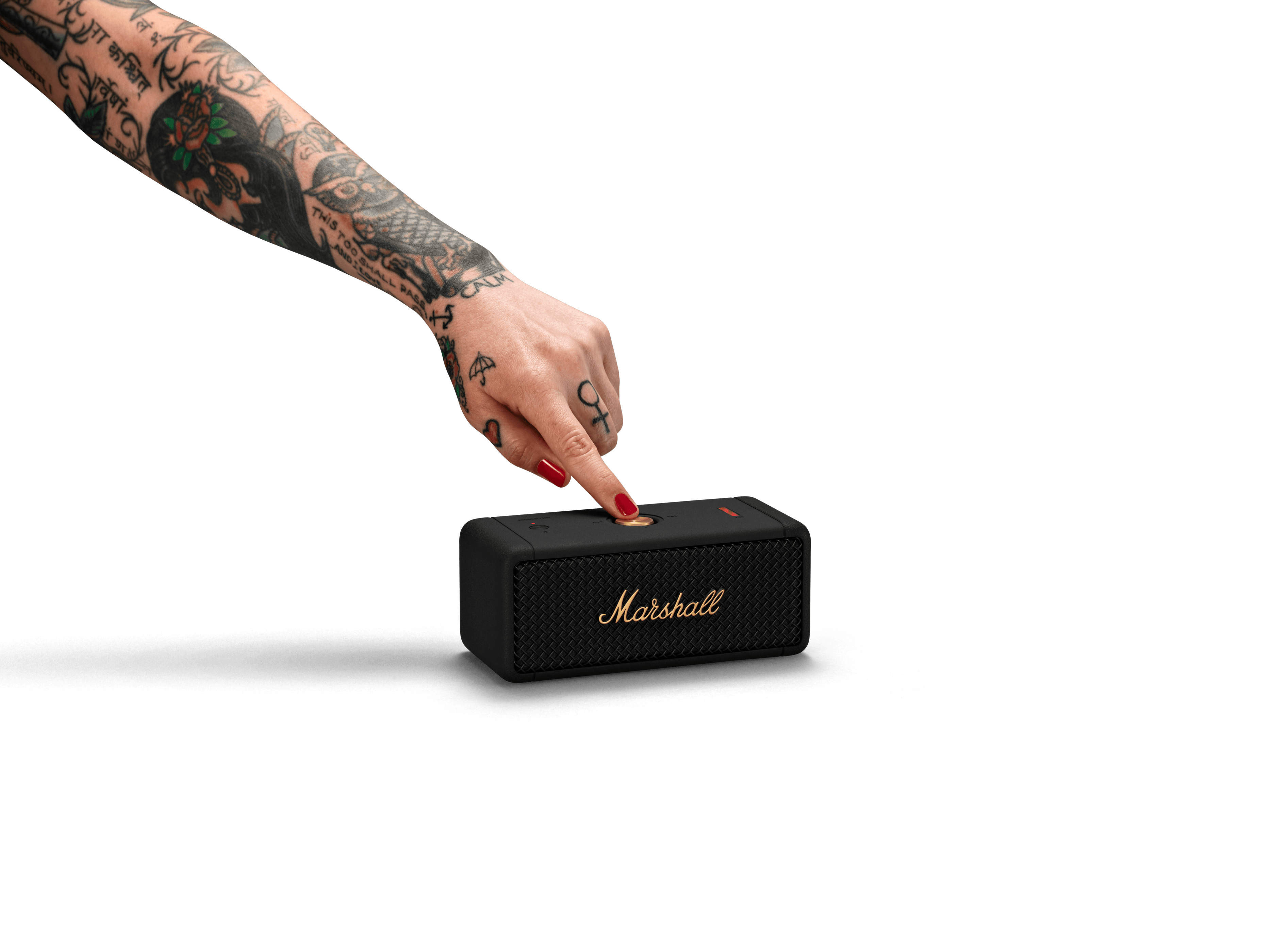 Marshall Emberton II BT Speaker Black & Brass — Excel Hardware