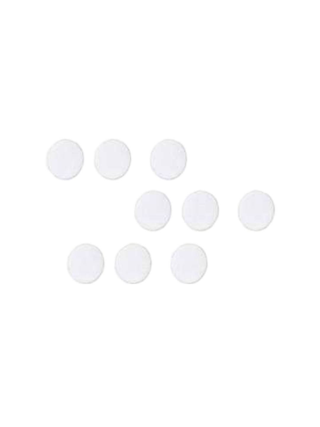 SCREW COVER WHITE-LARGE PACKET
