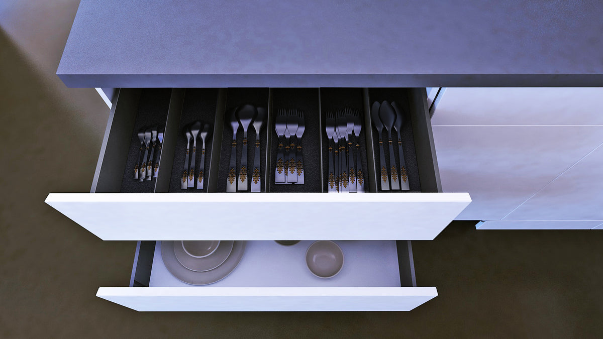 Excel-Rubino Drawer Dividers C/W Anti-Slip Mat